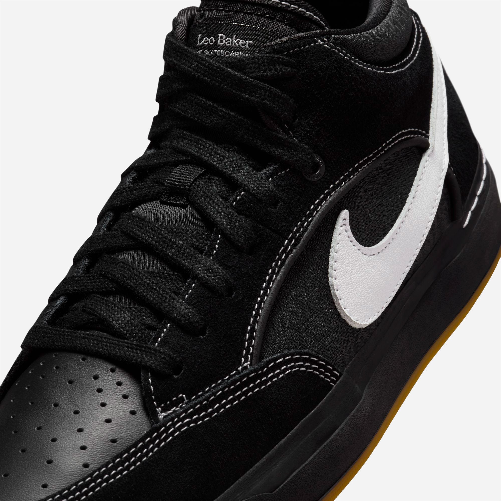 Nike SB - React Leo - Black /White / Black Gum Light Brown