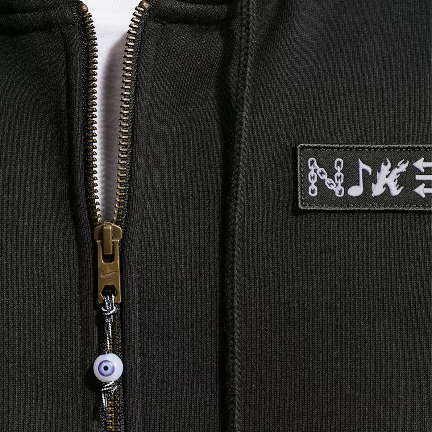 Hoodie Zippé Nike SB Souvenir Fleece - Black