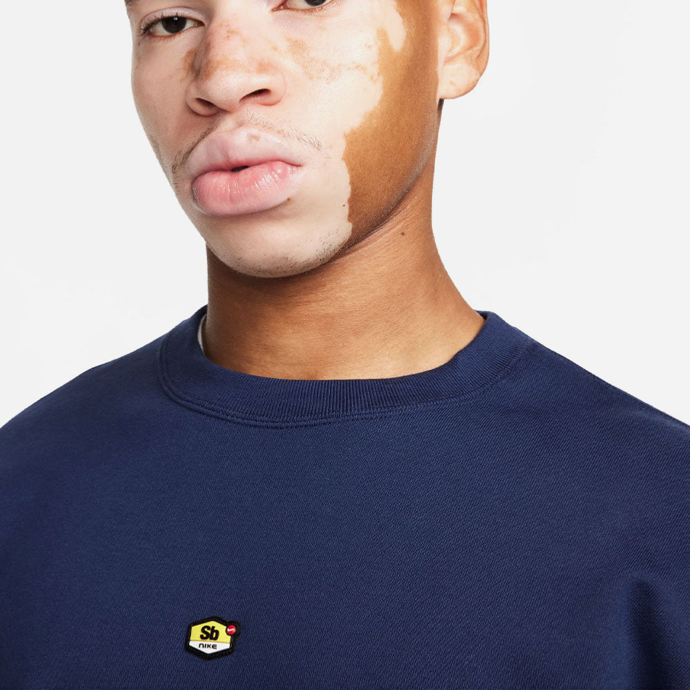 NIKE SB - FLEECE CREW FRONTSIDE AIR GX - Midnight Navy
