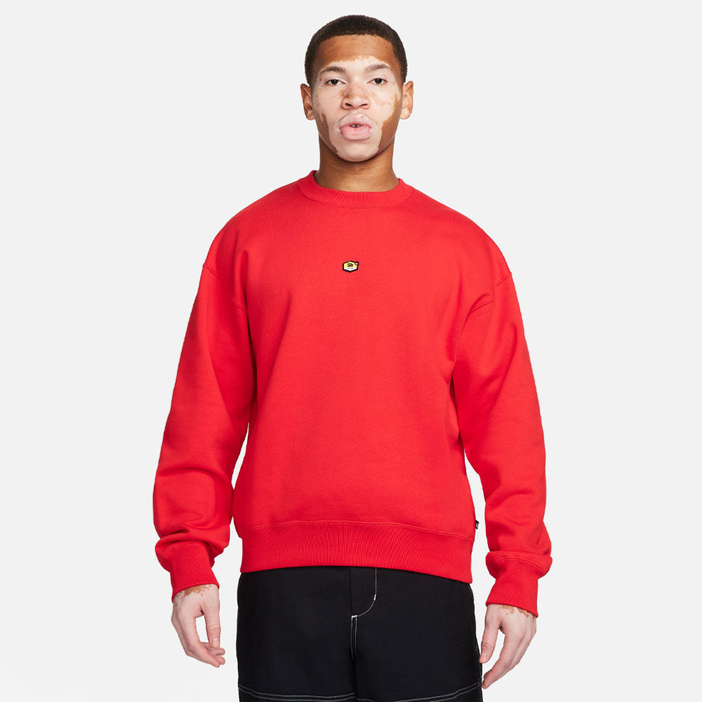 NIKE SB - FLEECE CREW FRONTSIDE AIR GX - University Red