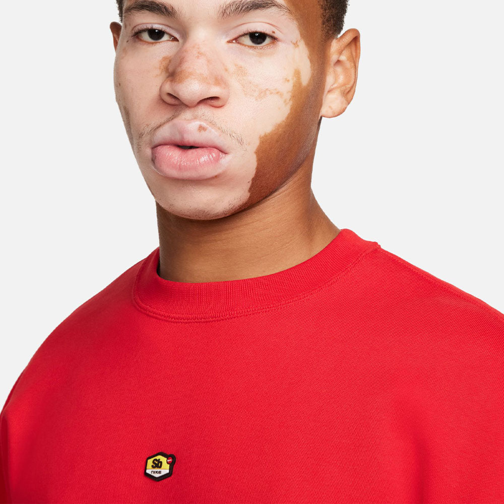 NIKE SB - FLEECE CREW FRONTSIDE AIR GX - University Red