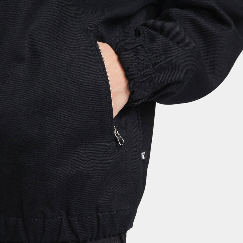 NIKE SB - WOVEN TWILL PREMIUM JACKET - BLACK