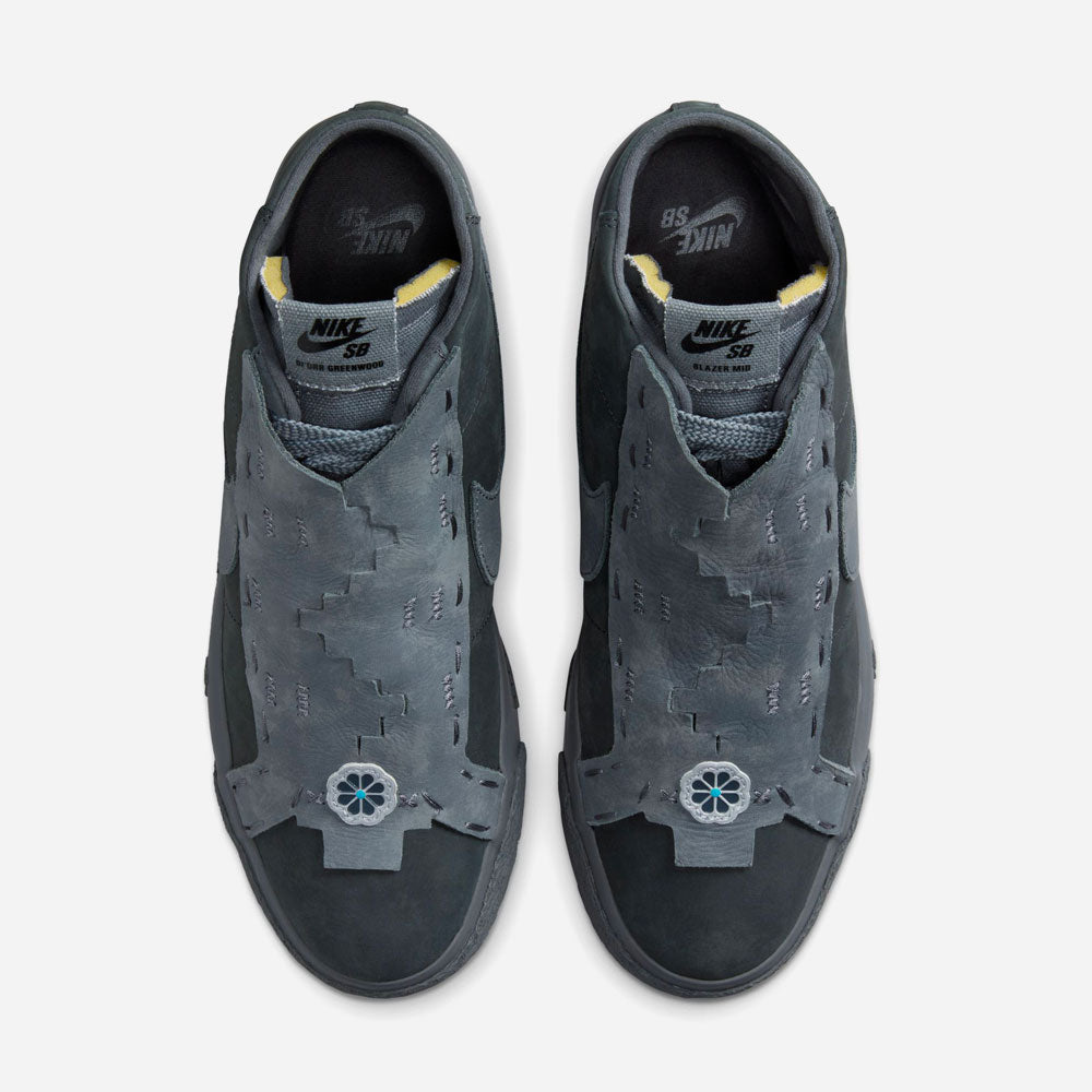 NIKE SB - ZOOM BLAZER MID x QS DIORR GREENWOOD - Anthracite Dark Smoke Grey