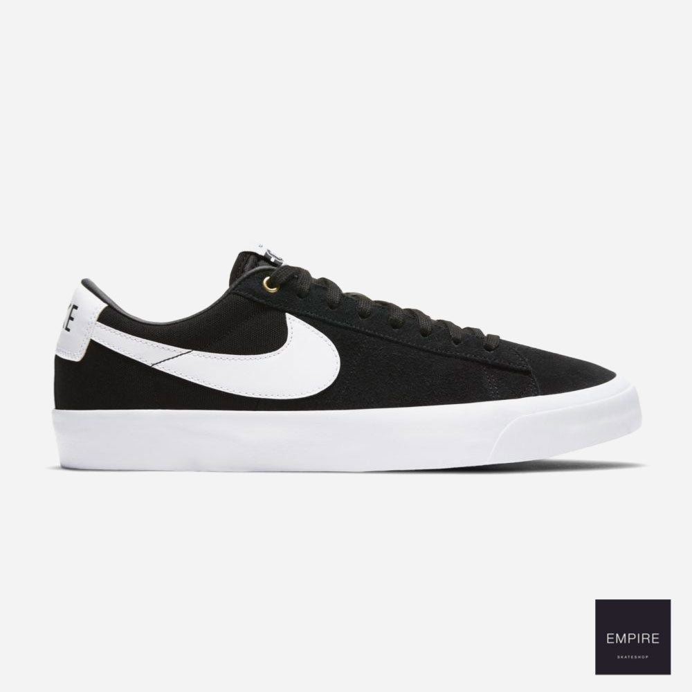 NIKE SB BLAZER LOW PRO GT - Black White Black