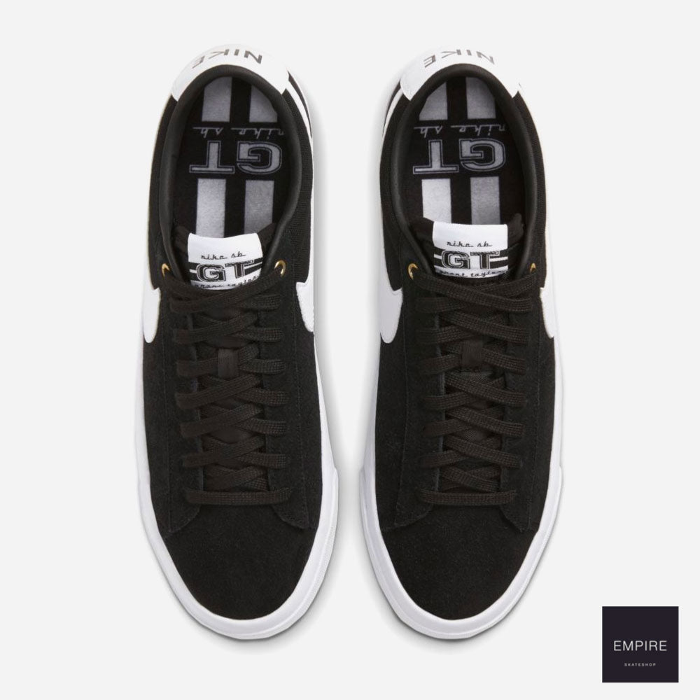 NIKE SB BLAZER LOW PRO GT - Black White Black