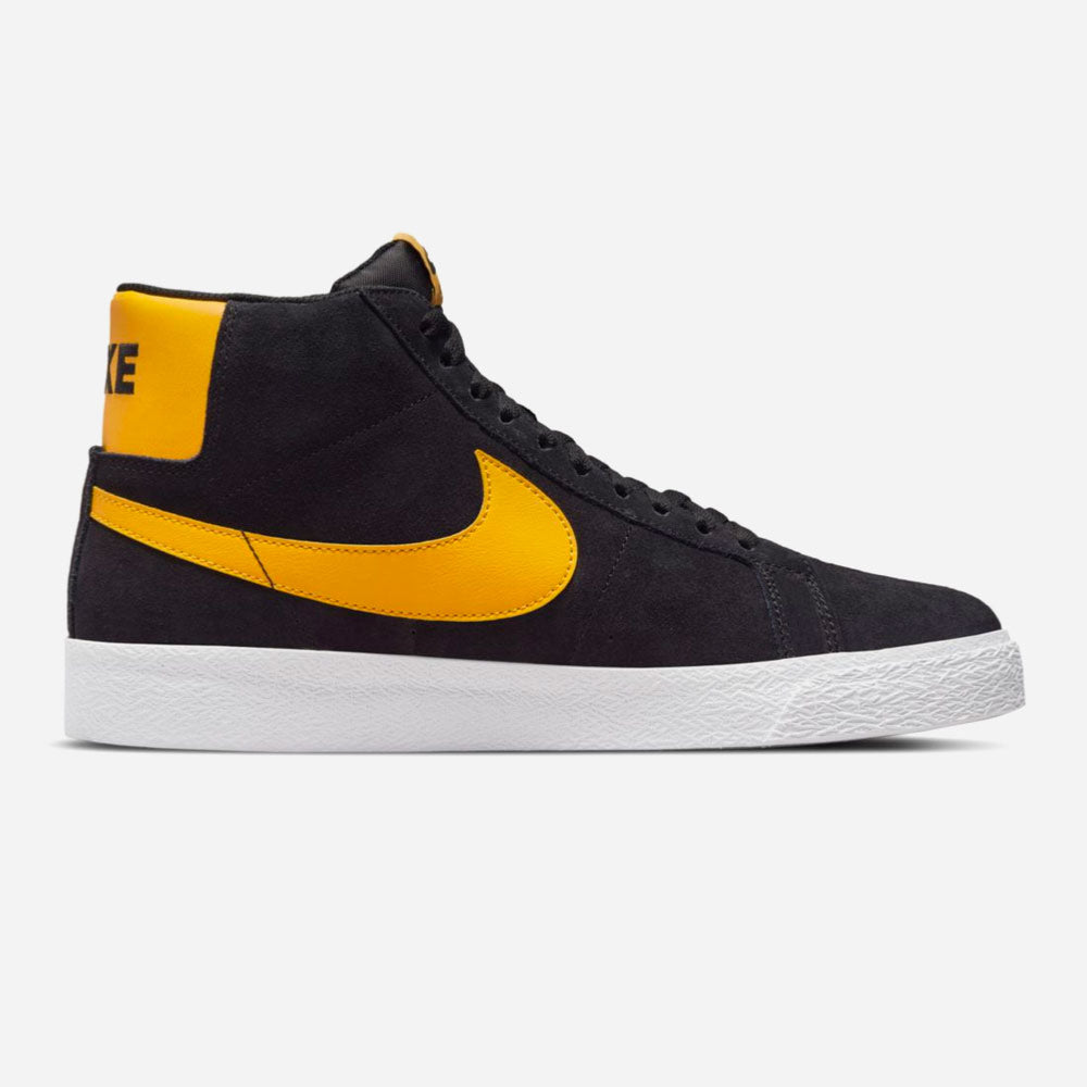 NIKE SB - BLAZER MID - Black - University Gold - Black