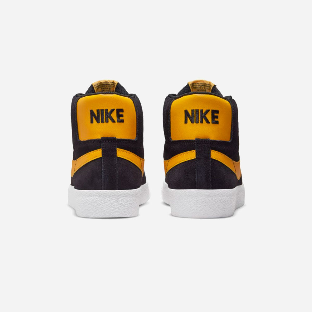 NIKE SB - BLAZER MID - Black - University Gold - Black
