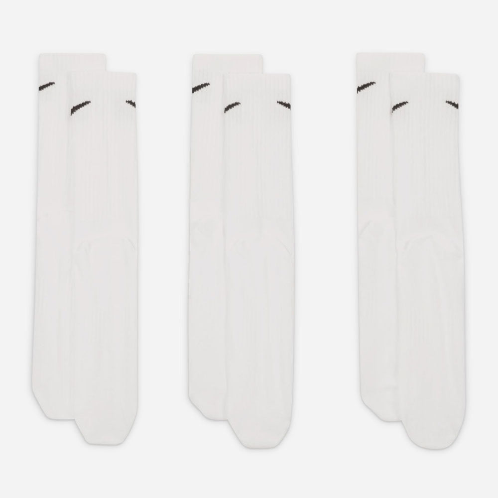 NIKE - EVERYDAY LIGHTWEIGHT 3 PACK SOCKS - White - Black