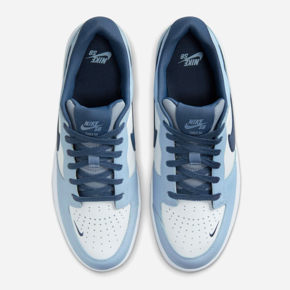 Nike SB - Force 58 Premium L - White / Thunder Blue - White - Ashen Slate