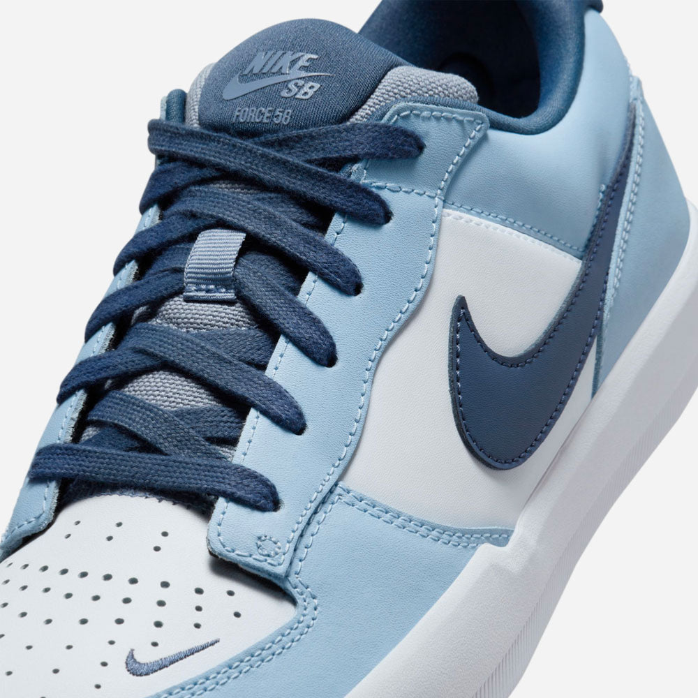Nike SB - Force 58 Premium L - White / Thunder Blue - White - Ashen Slate