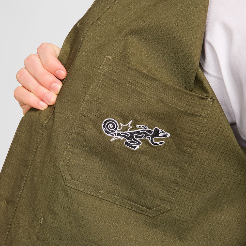 NIKE SB - AGNOSTIC OVERALLS - Medium Olive White