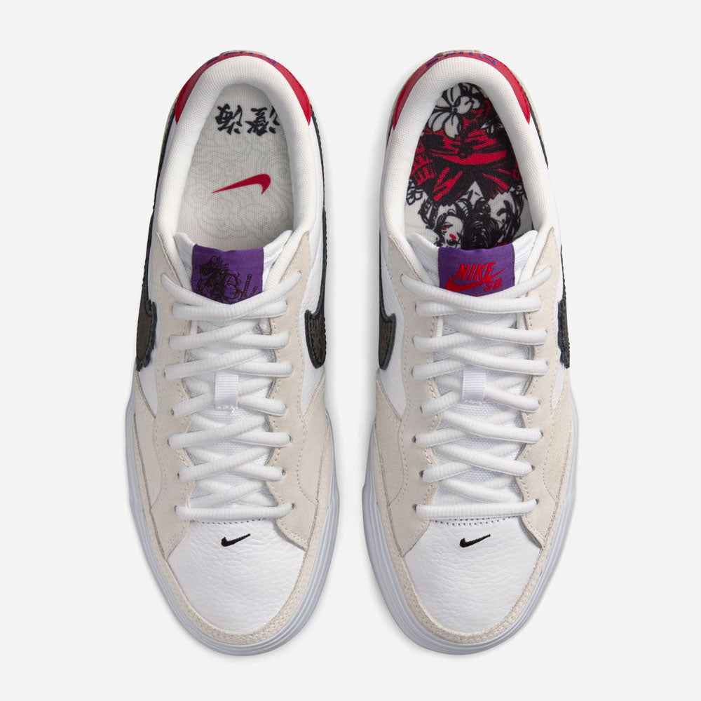 NIKE SB - POGO PLUS SKY BROWN - Sail Black White Gym Red