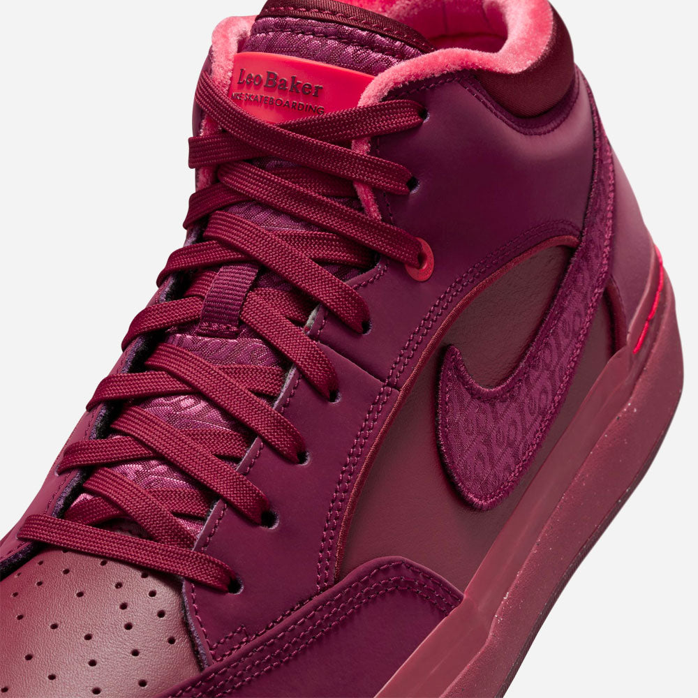 Nike SB - React Leo - Dark Beetroot Dark Beetroot Team Red