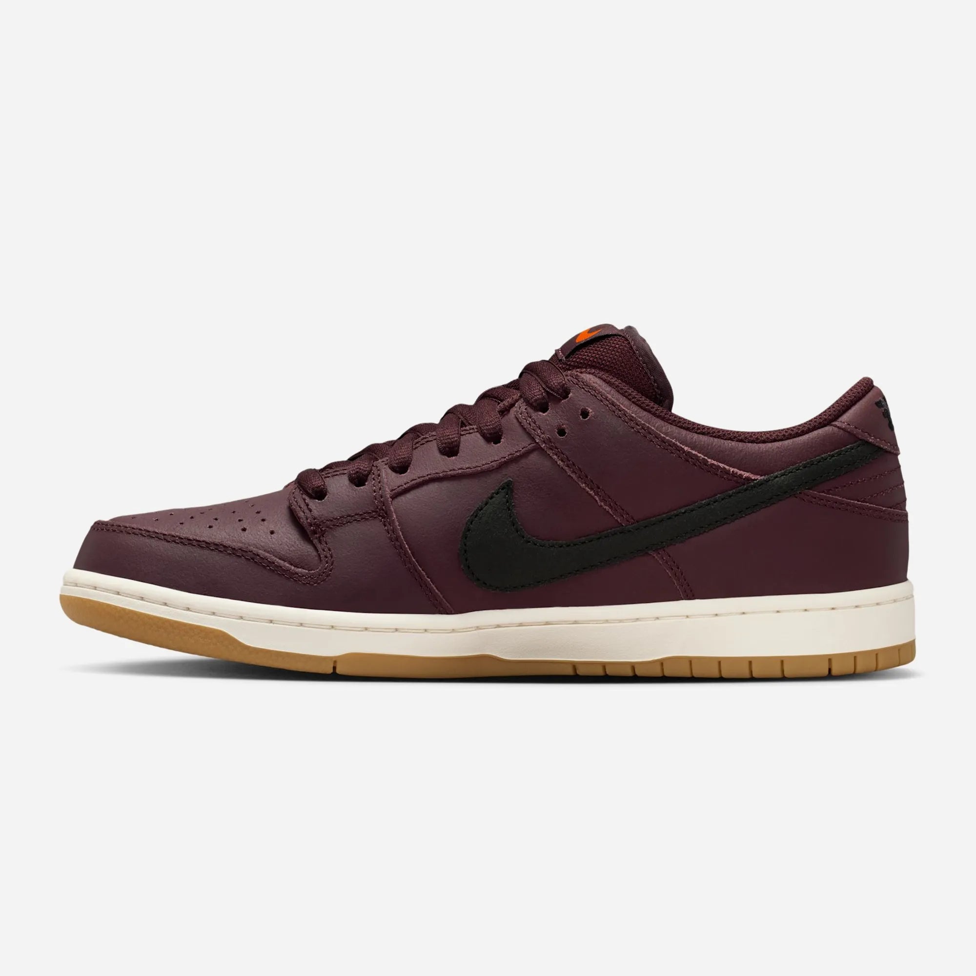 Nike SB Dunk Low Pro ISO - Burgundy Crush (Orange Label)