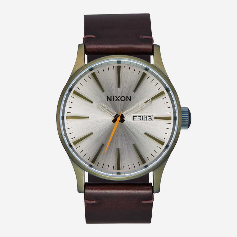 NIXON - SENTRY LEATHER - Vintage White - Surplus
