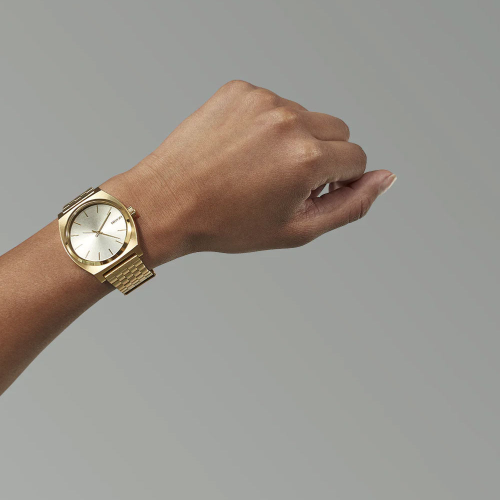 NIXON - TIME TELLER - Light Gold - Vintage White