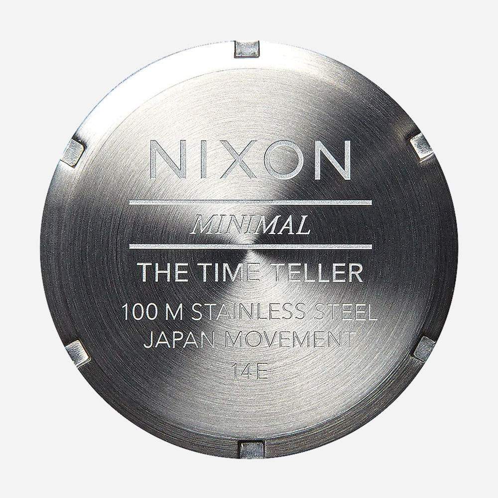 Nixon - Time Teller - Silver / Mandarin