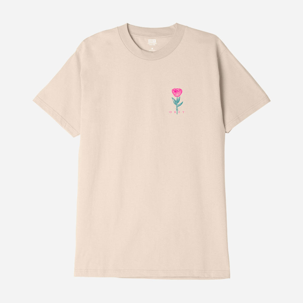 OBEY - BARBWIRE FLOWER - Cream