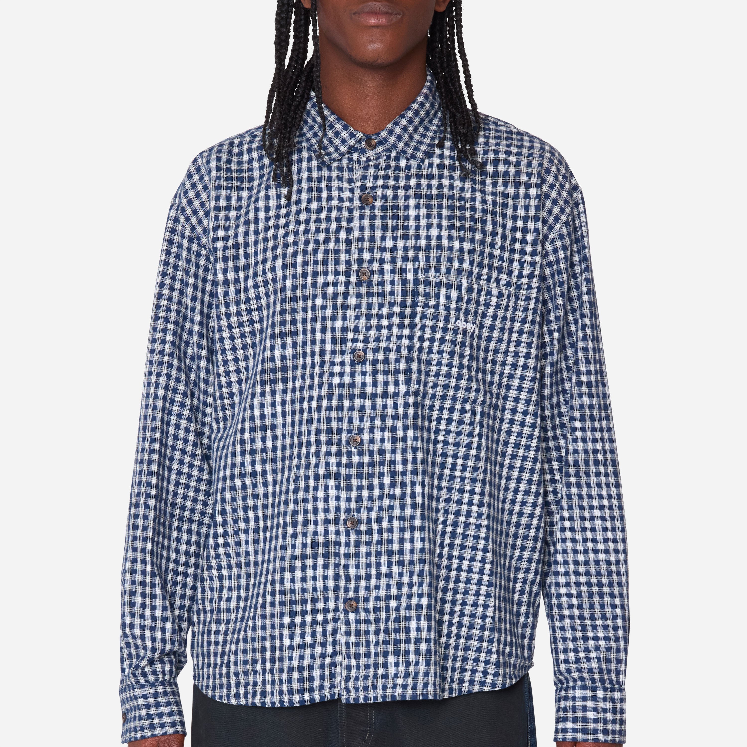 Obey - Bigwig Andy Woven - Academy Navy Multi