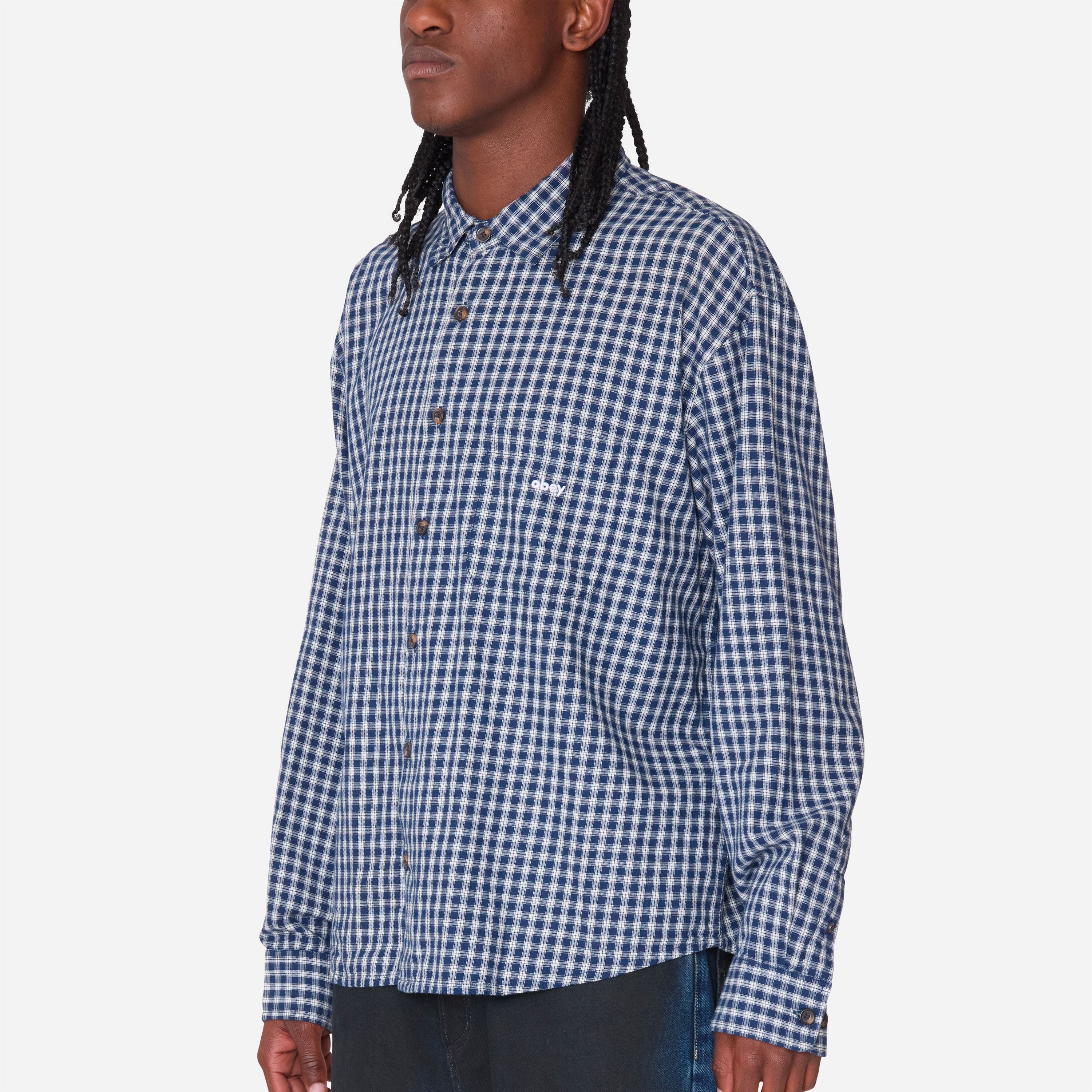 Obey - Bigwig Andy Woven - Academy Navy Multi