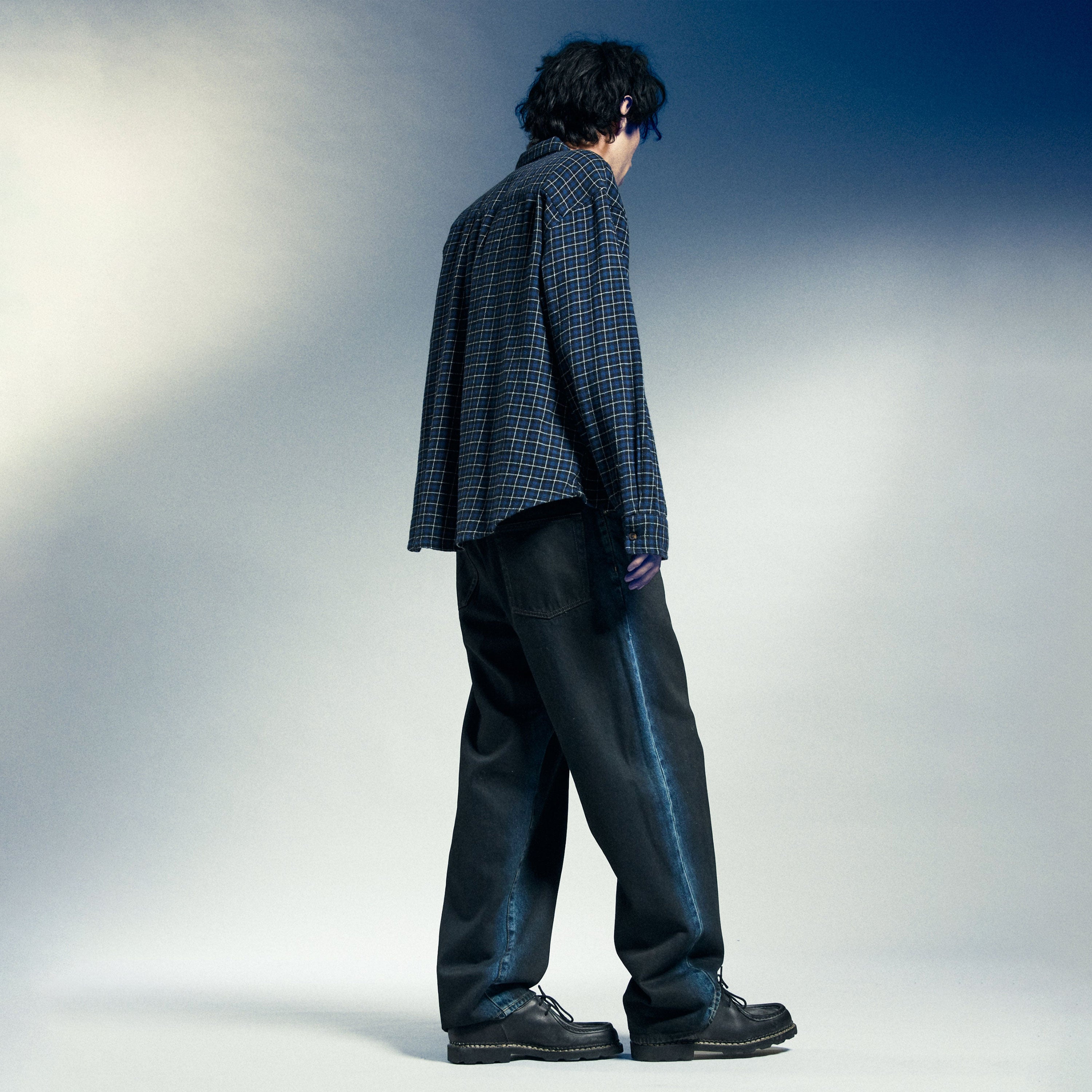 Obey – Classic Baggy Spray Denim – Indigo Spray