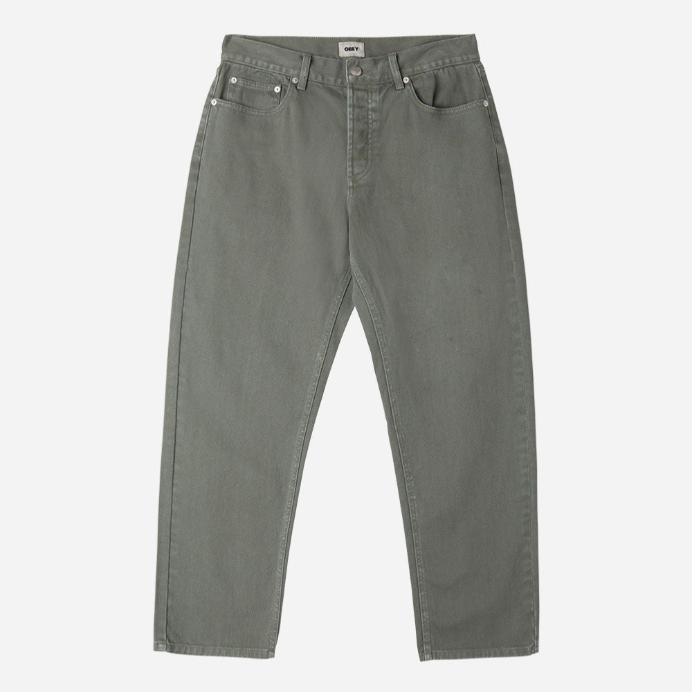 OBEY - HARDWORK PIGMENT DENIM - Laurel wreath