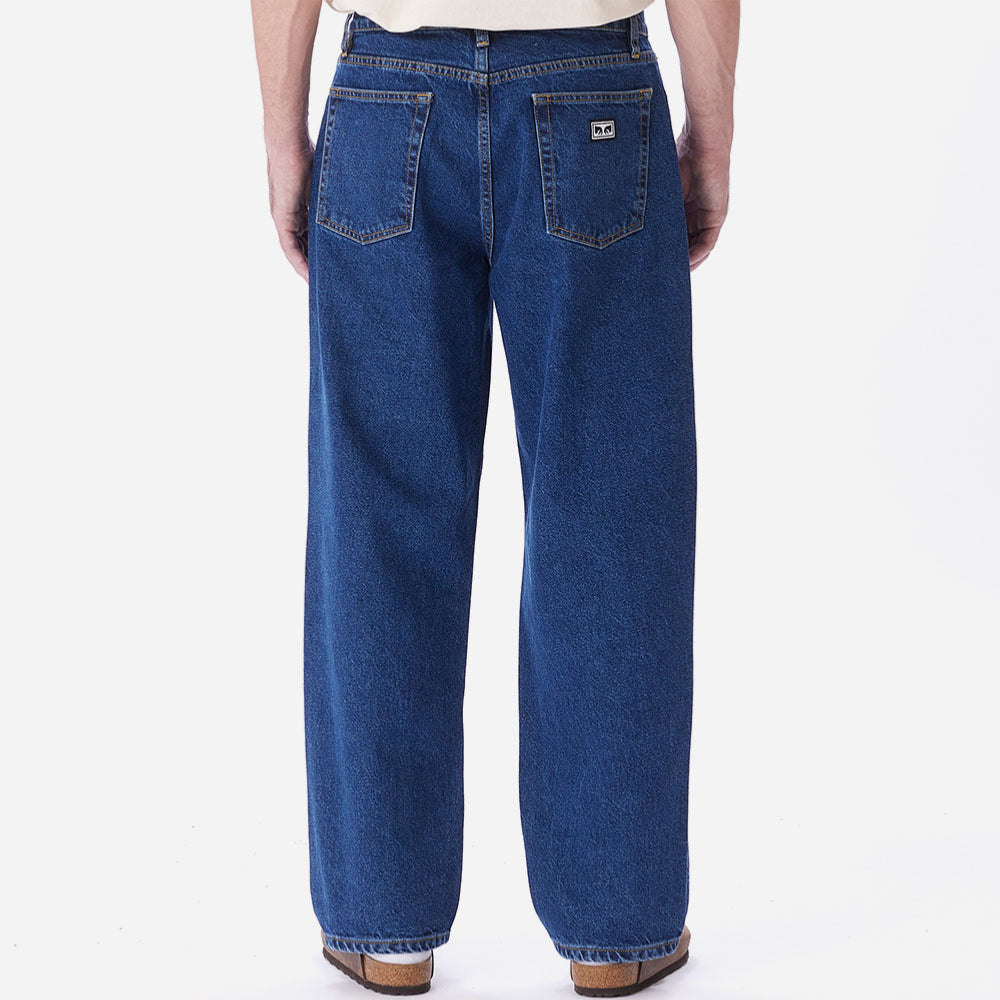OBEY - HARDWORK DENIM - Stonewash indigo