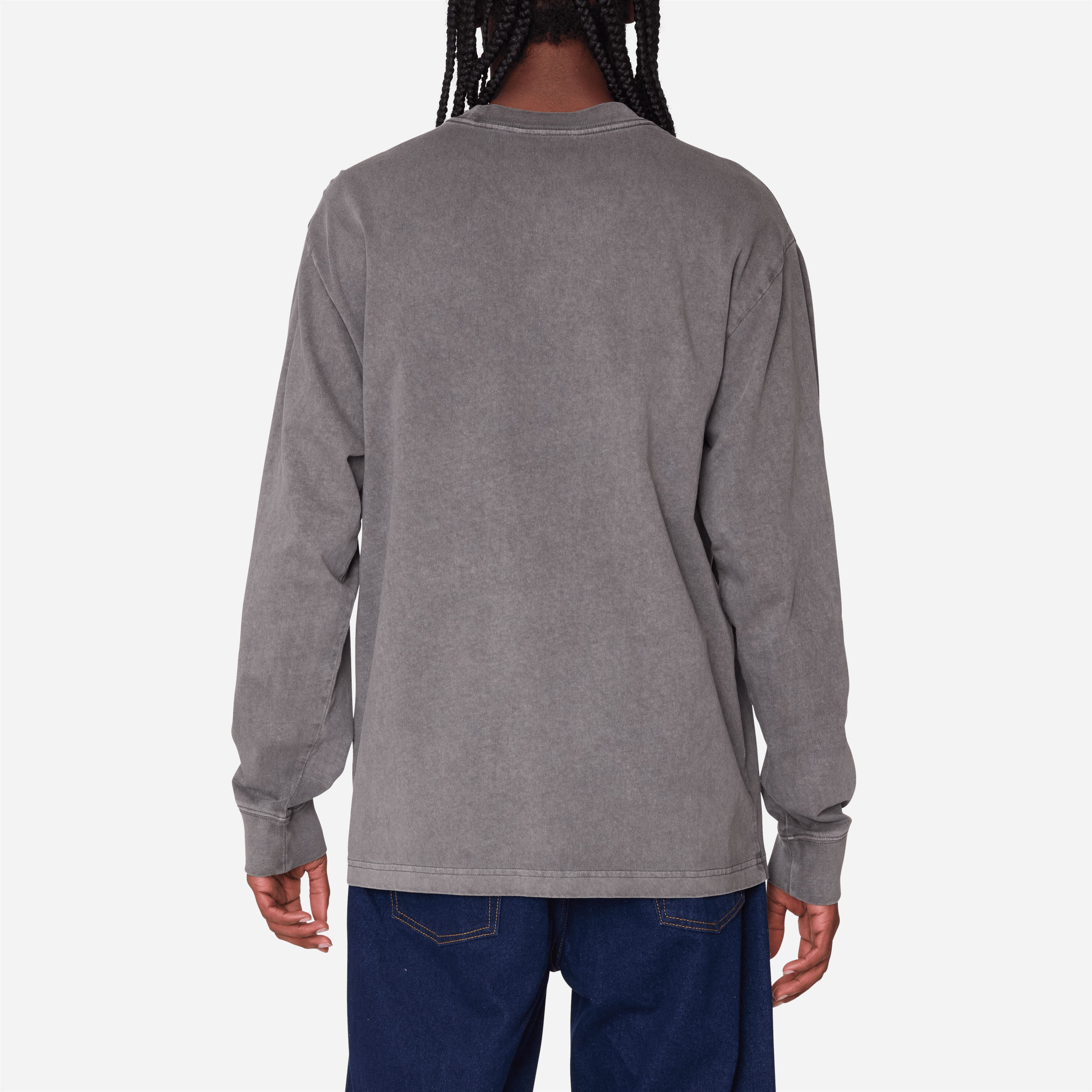 OBEY - Lowercase Pigment Tee LS - Pirate Black