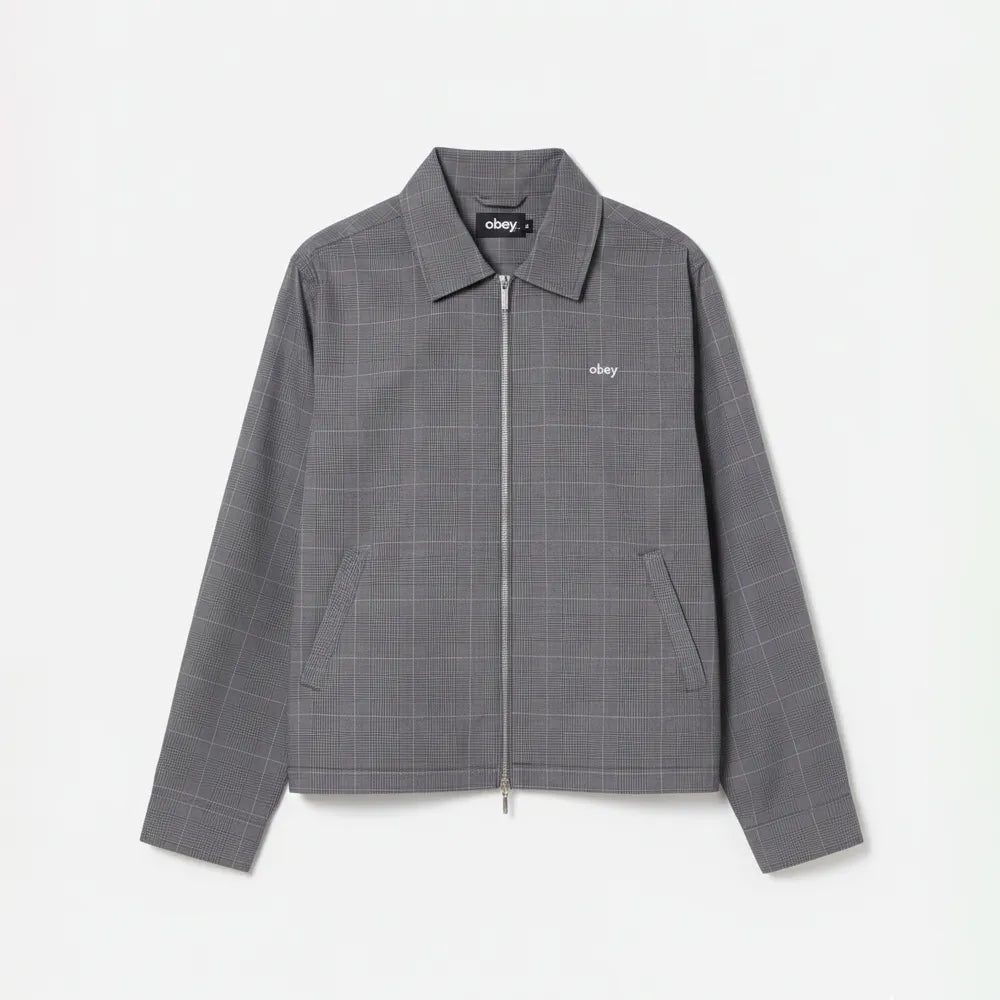 Obey Women's - Olivia Plaid Jacket Grey