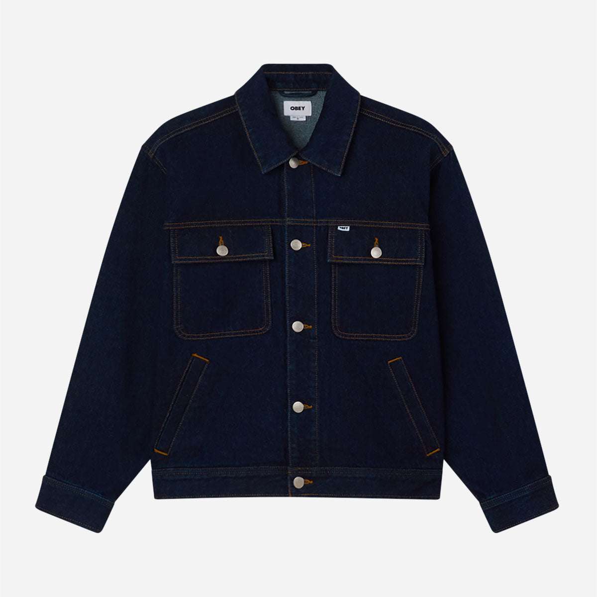 OBEY - OPENA JACKET - Rinse Indigo