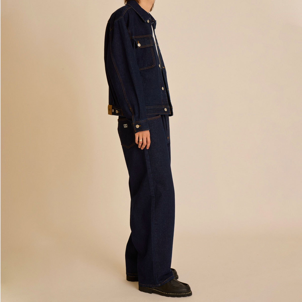 OBEY - OPENA JACKET - Rinse Indigo