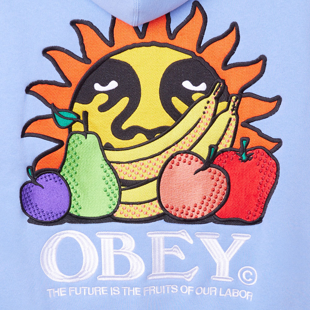 OBEY - OUR LABOR HOOD - Hydrangea