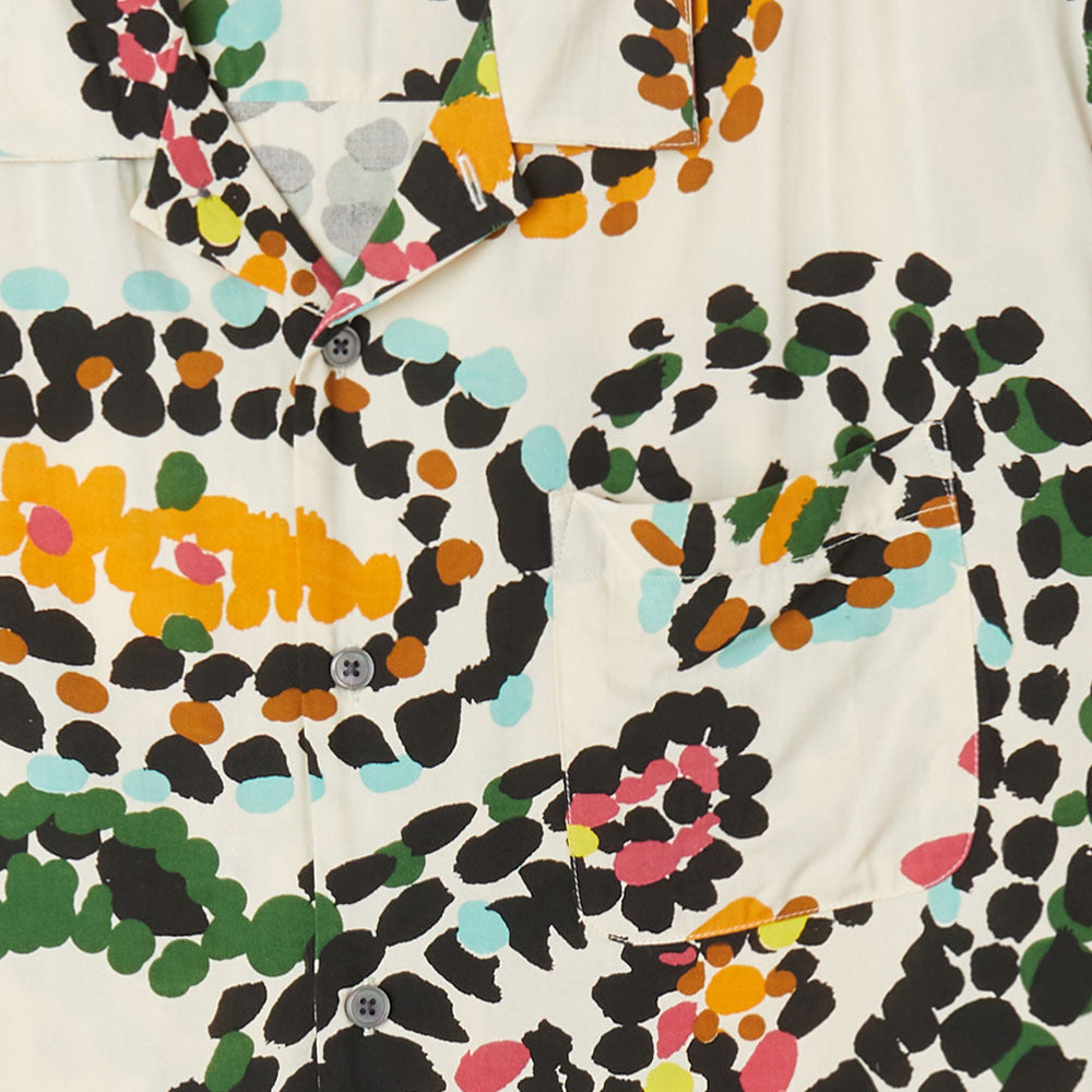 OBEY - PAISLEY DOTS WOVEN - White smoke multi