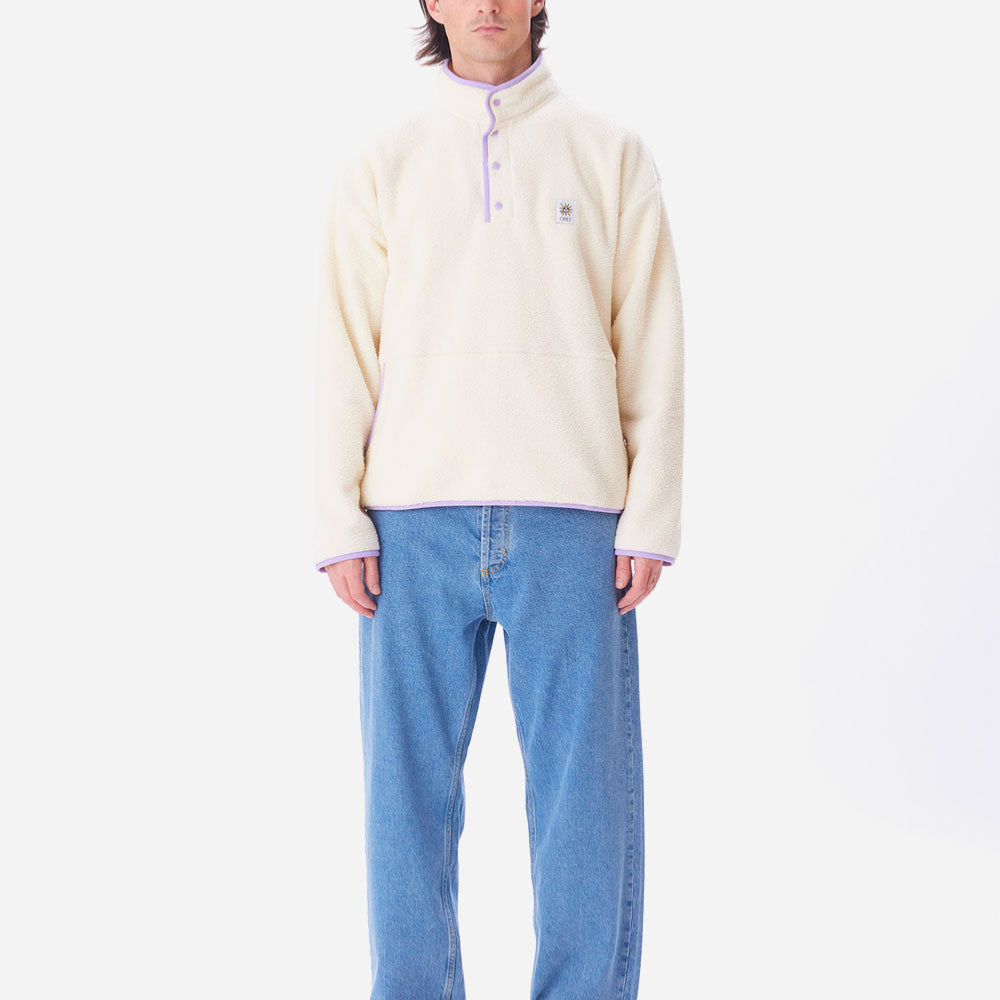 OBEY - RAYS MOCKNECK - Unbleached