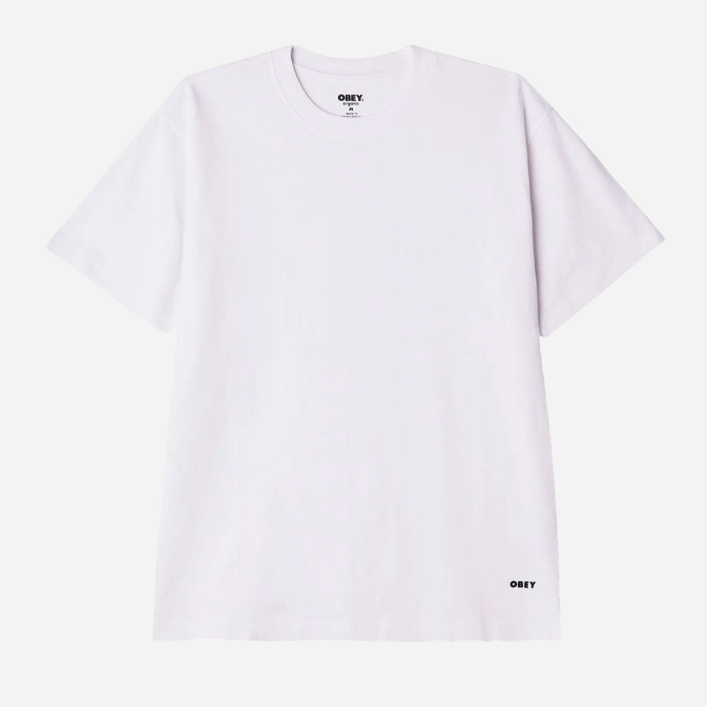 OBEY - STANDARD ORGANIC TEE - White