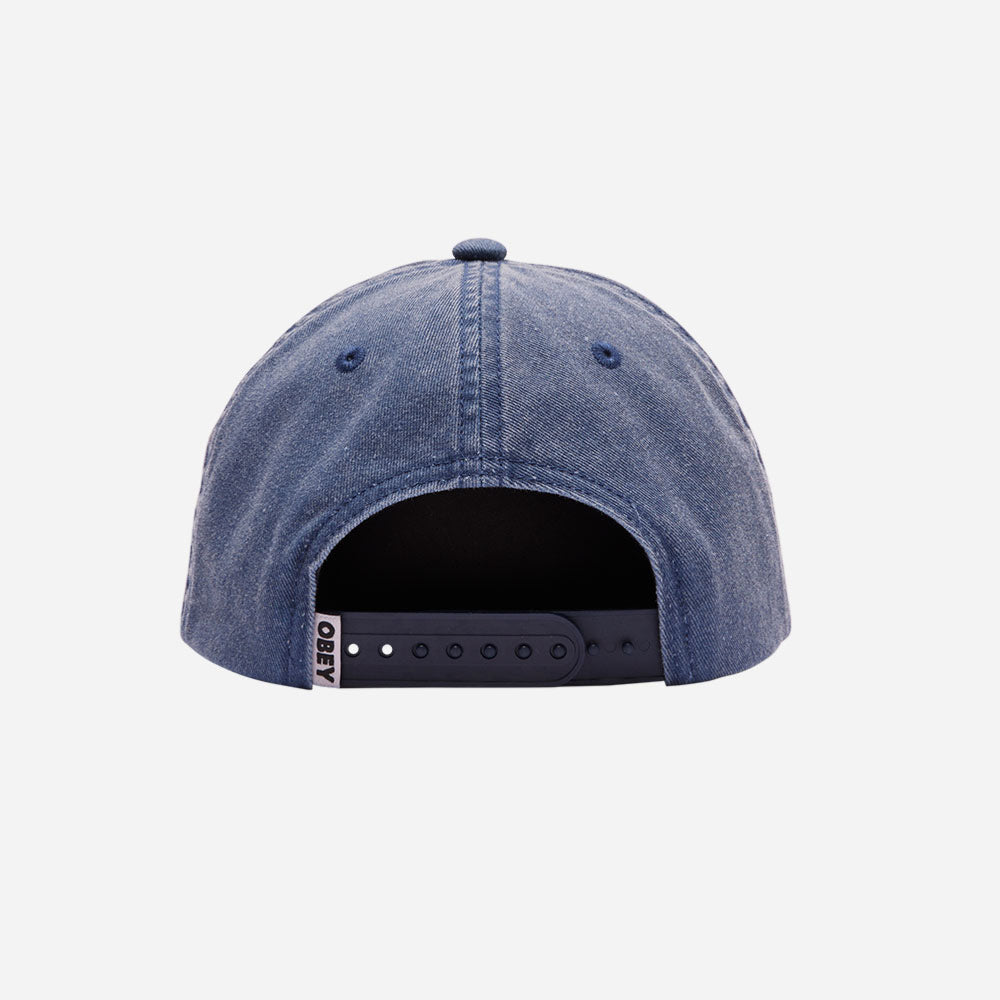 Obey - Pigment Studio 6 Panel Snapback - Pigment Navy