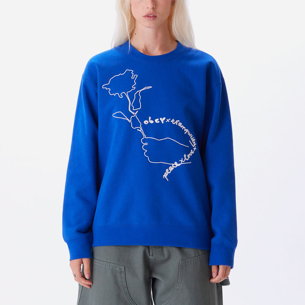 OBEY - AUBREY CREW - Surf blue