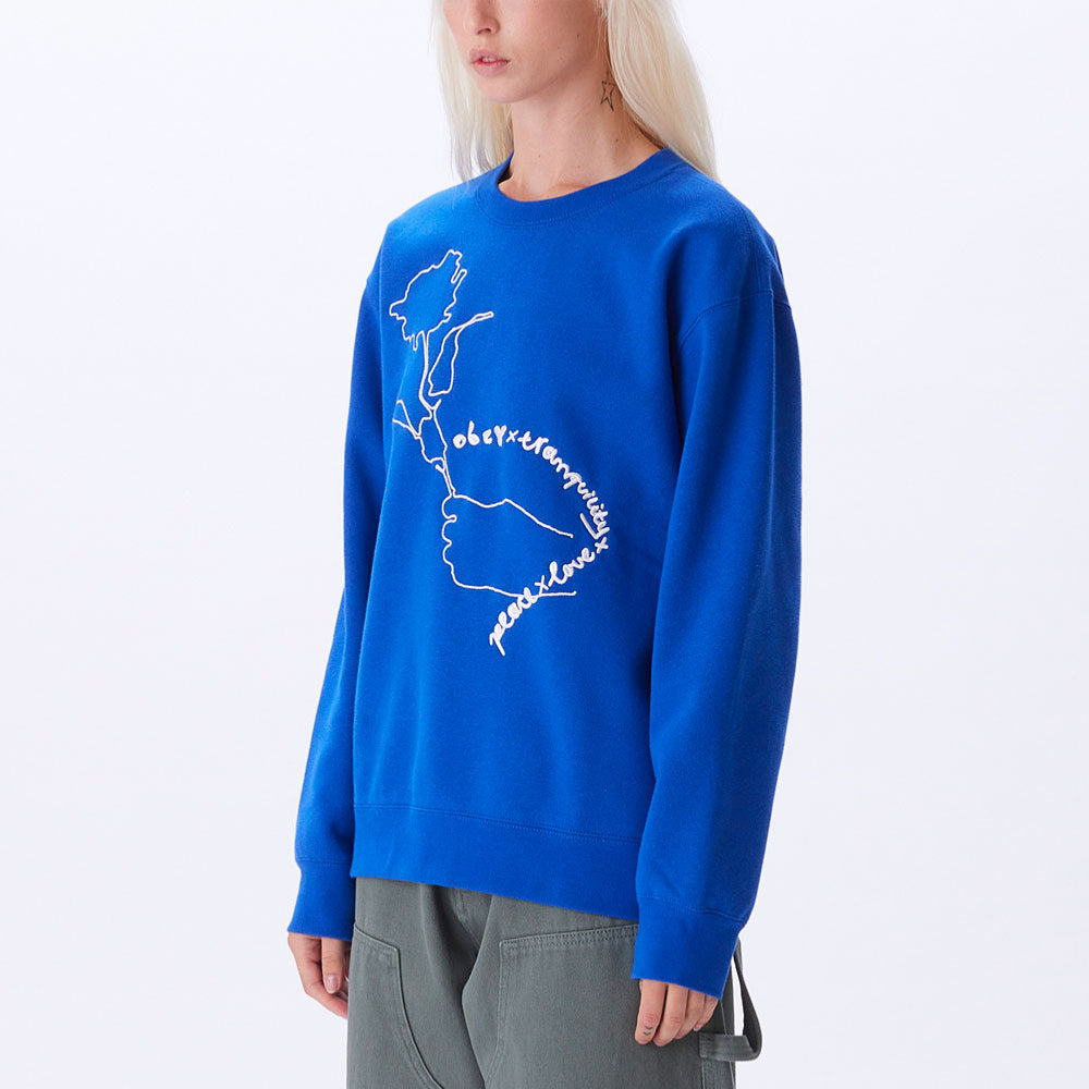 OBEY - AUBREY CREW - Surf blue