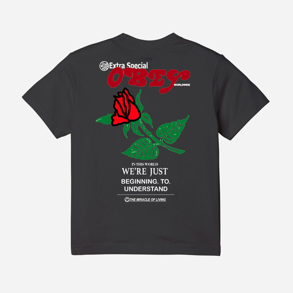 OBEY - MIRACLE OF LIVING TEE - Black