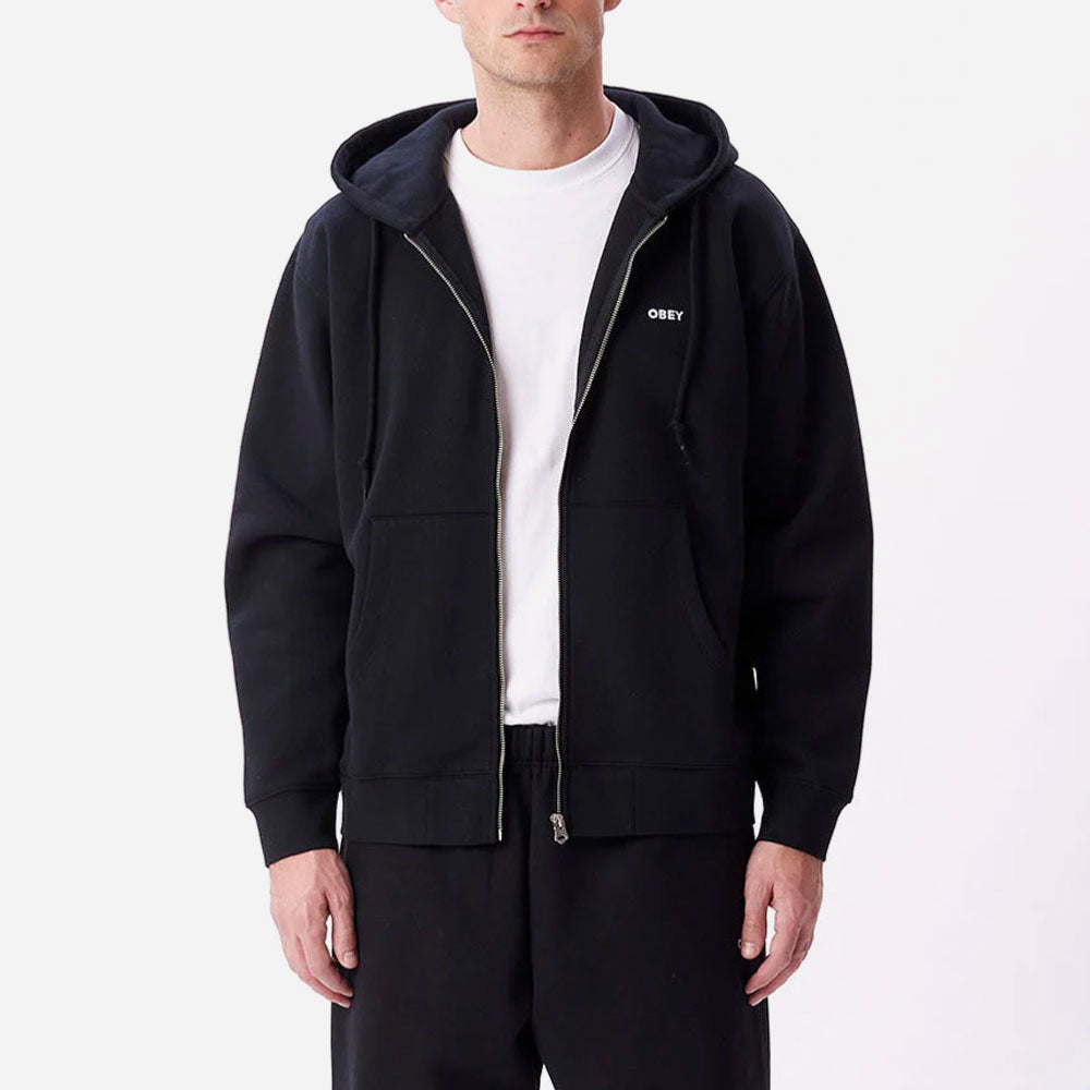 Obey - Established Works Bold Zip Hood - Black