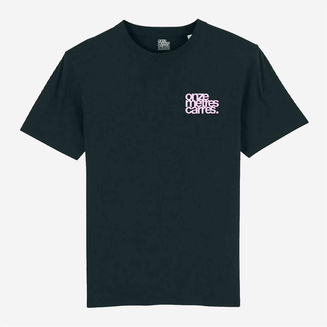 Onze Metres Carres - Flower Classic Tshirt - Black