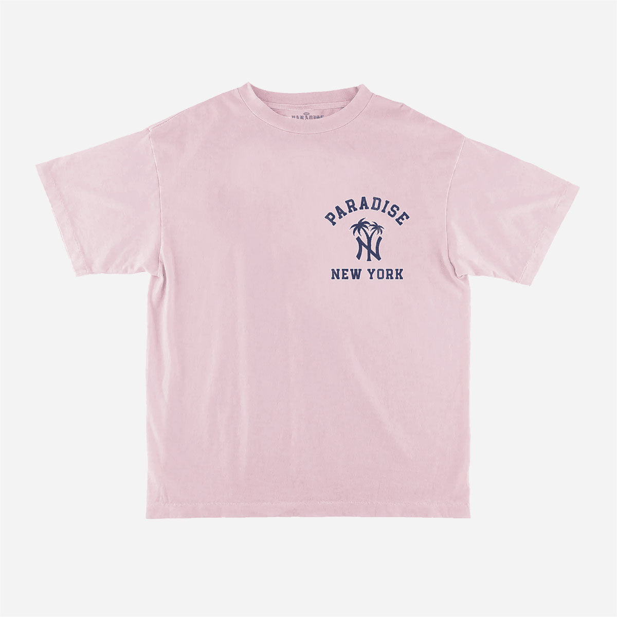 Paradise - NY Palm Logo Tee- Pink