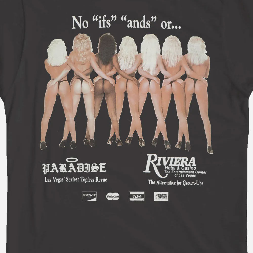 PARADISE - NO IFS ANDS OR... SS TEE - Black