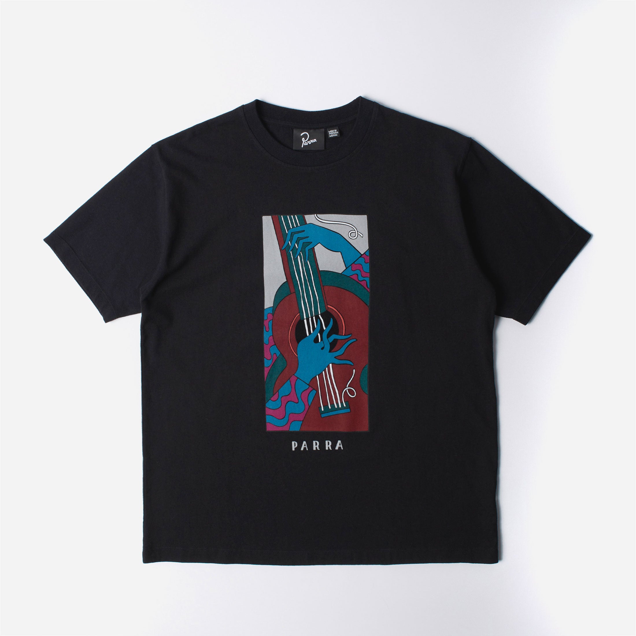 PARRA - CHEAP STRINGS T-SHIRT - Black