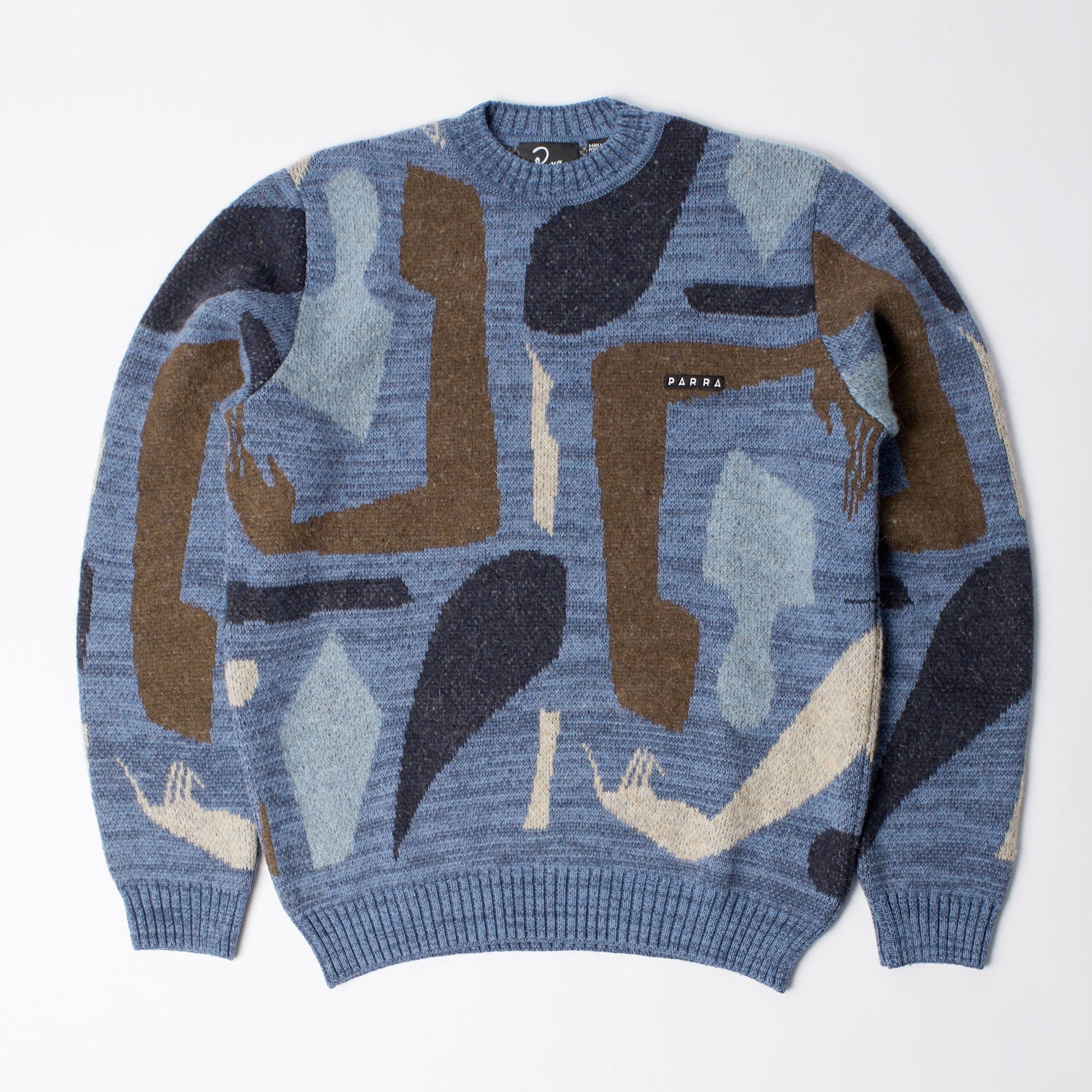 Parra - Detached Knitting Pullover - Blue