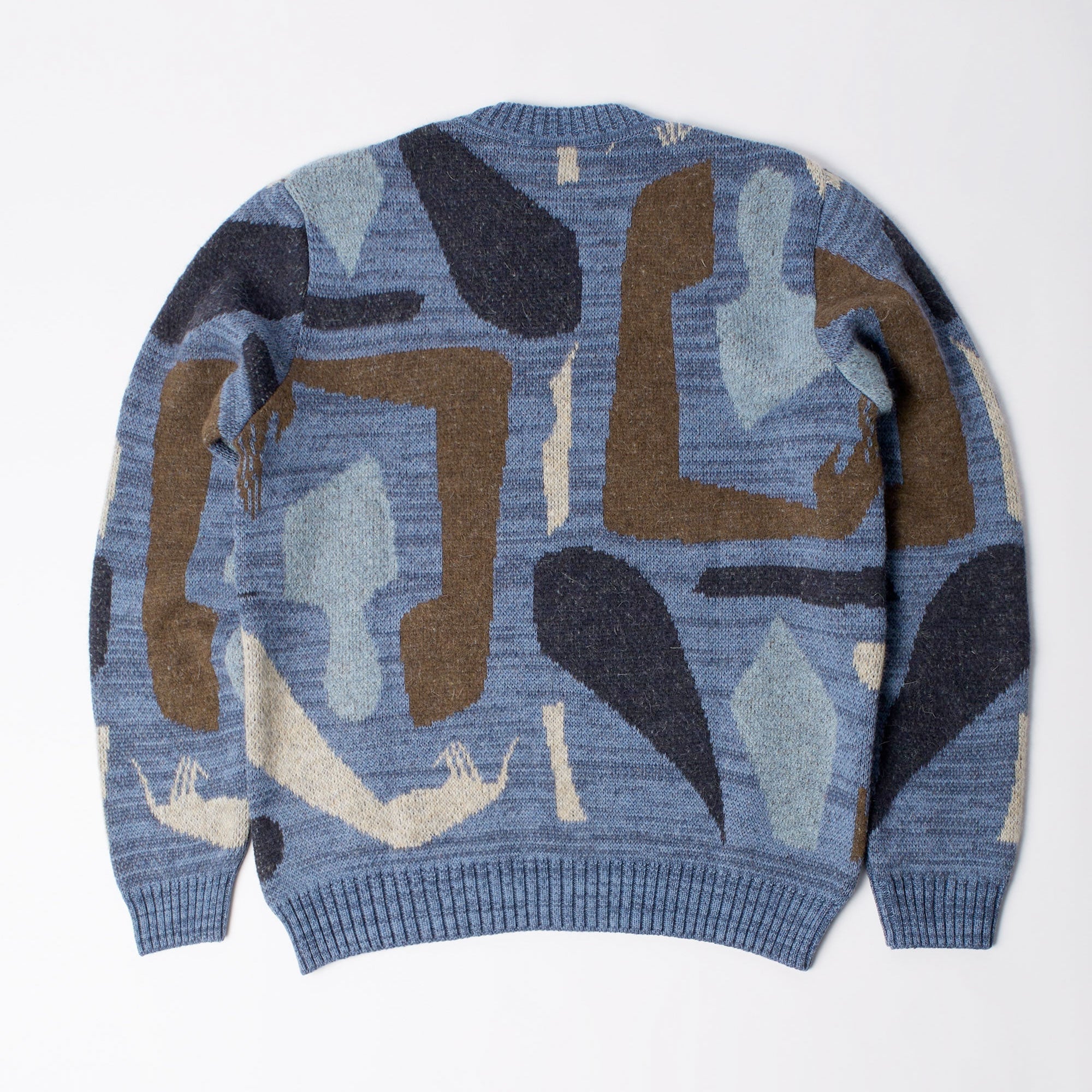 Parra - Detached Knitting Pullover - Blue