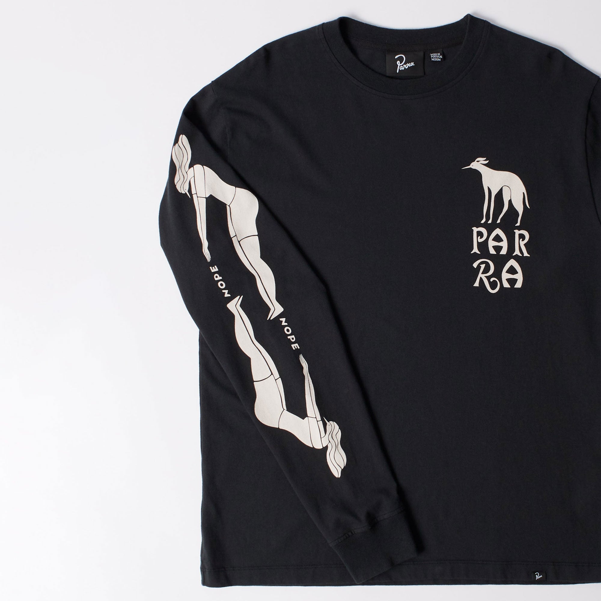 Parra - Dog Training Long Sleeve T-Shirt - Black