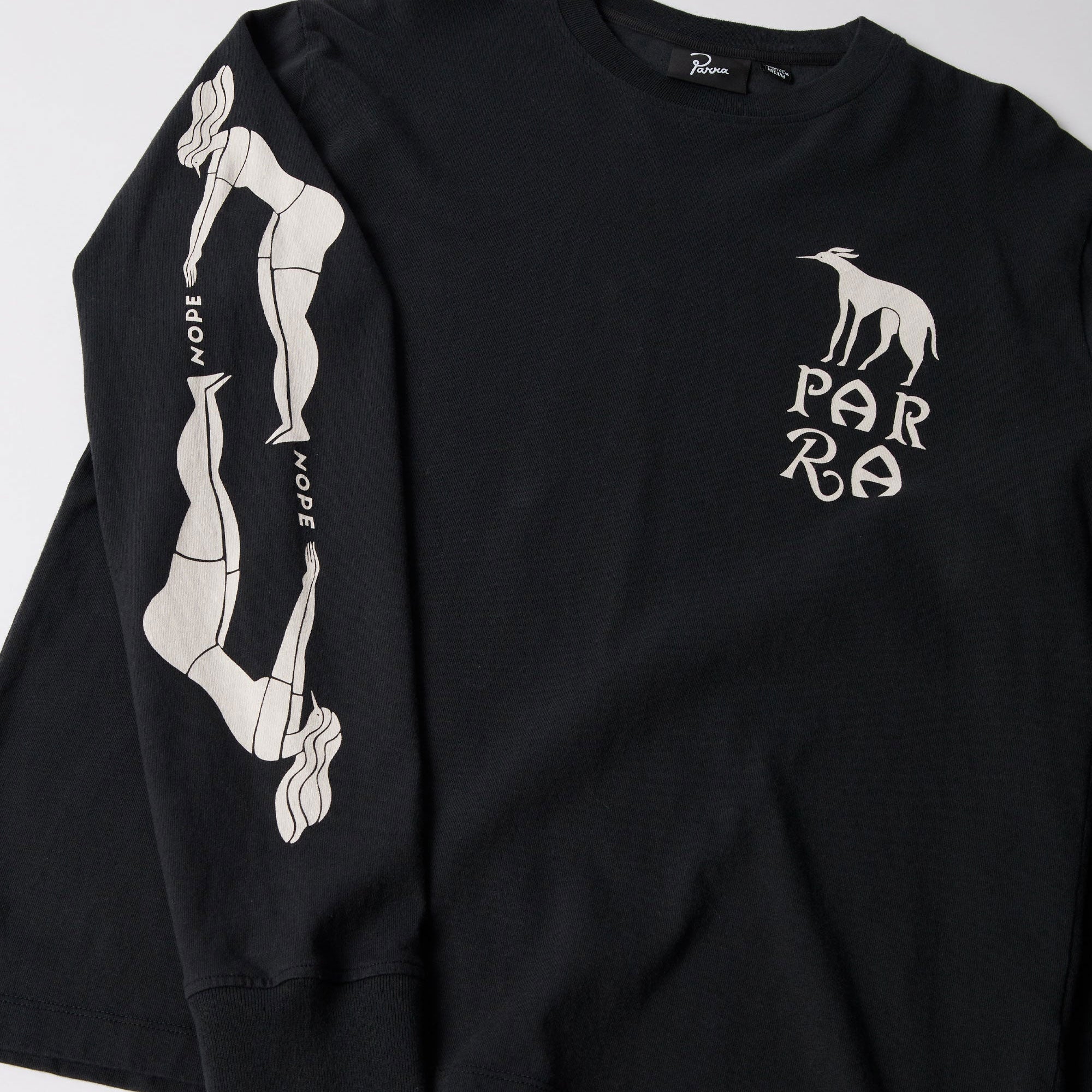 Parra - Dog Training Long Sleeve T-Shirt - Black