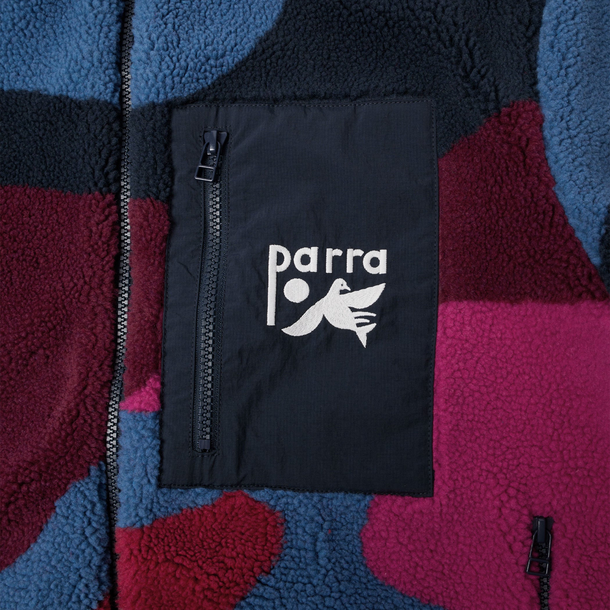 Parra - Full Ftp Booster Polar Fleece Jacket - Red