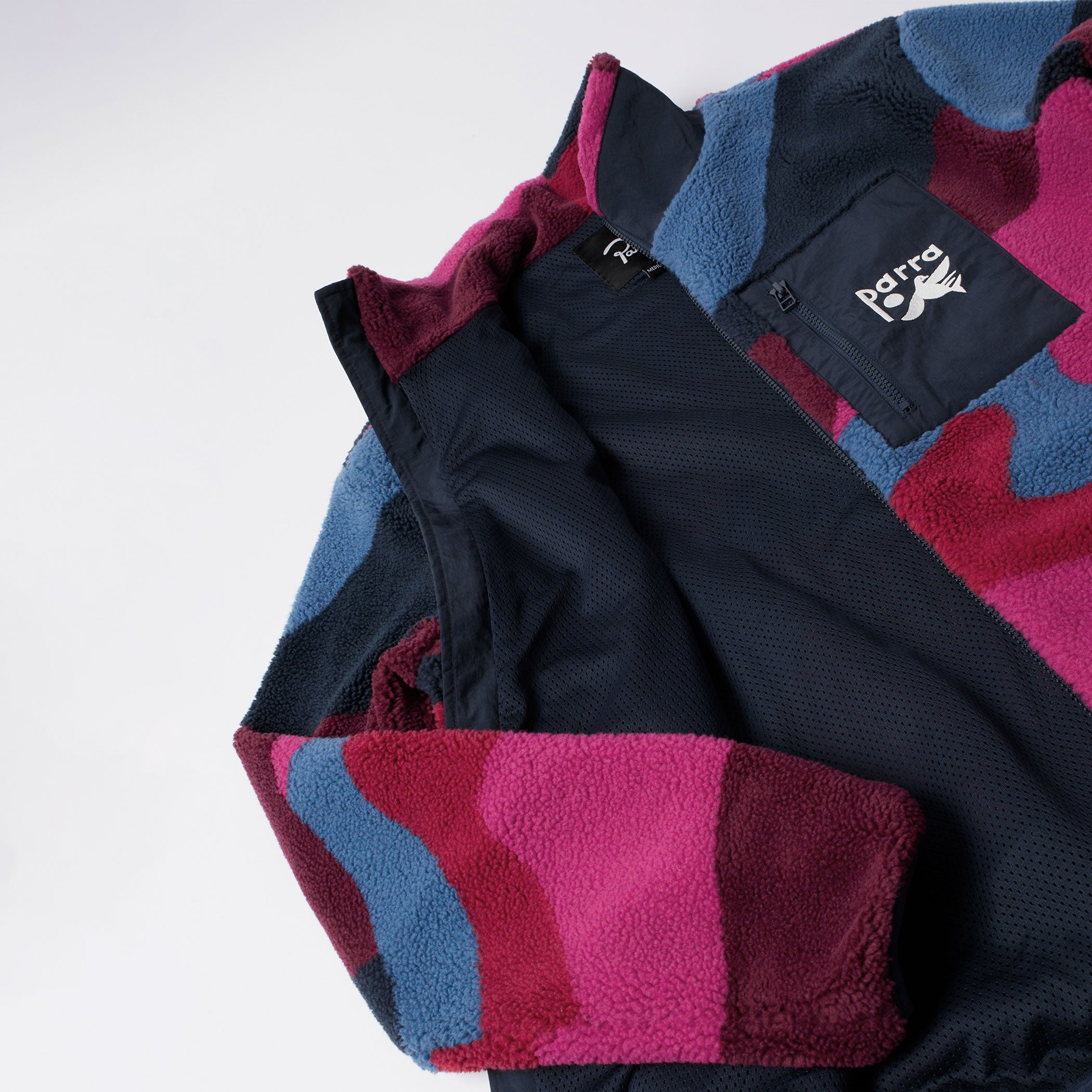 Parra - Full Ftp Booster Polar Fleece Jacket - Red